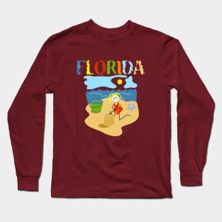 Florida Beach Long Sleeve T-Shirt